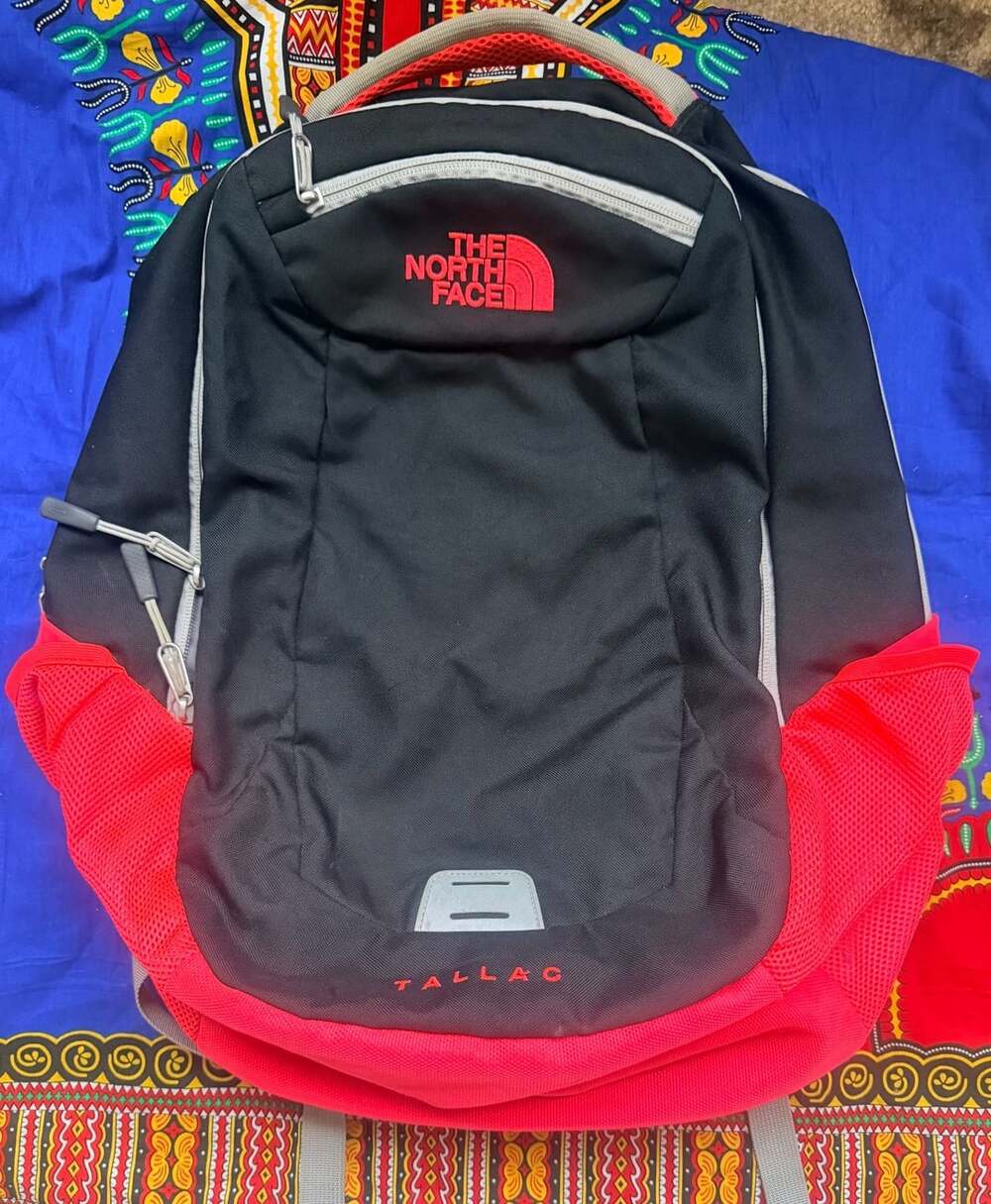The North Face Tallac Backpack Black Red